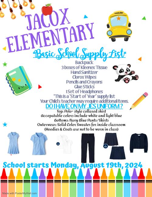 supply list